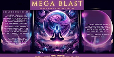 Imagem principal de MEGA BLAST Sound Bowl Healing & Crystal Grid Teachings Extravaganza!