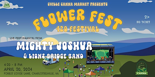 Imagem principal do evento Flower Fest 420 Festival 2024 Presented By Cville Canna Markets