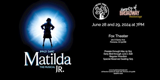 Imagem principal do evento Matilda Jr.