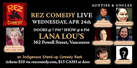 Rez Comedy Live - April