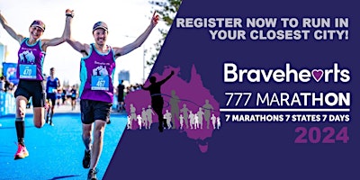 Primaire afbeelding van Melbourne Bravehearts 777 Marathon 2024