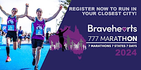 Melbourne Bravehearts 777 Marathon 2024