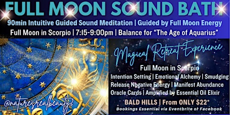 Full Moon in Sagittarius Sound Bath | Celebrating ‘Age of Aquarius’