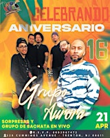 Imagem principal do evento Bachata Concert at Pura Vida Lounge featuring Grupo Aurora