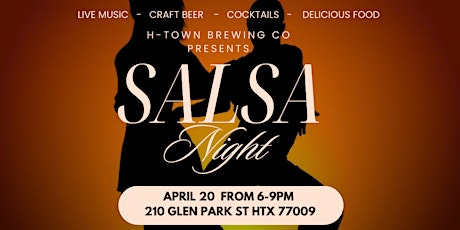 Live Salsa Music at H-Town Brewing CO