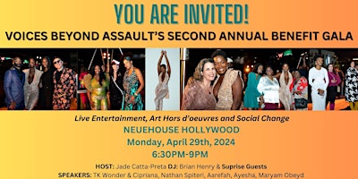 Immagine principale di NEUEHOUSE Presents VOICES BEYOND ASSAULT'S SECOND ANNUAL BENEFIT GALA 