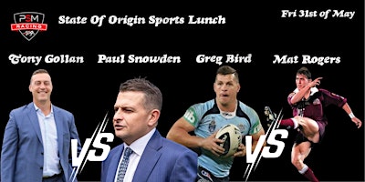 Racing's State Of Origin  Luncheon Hosted By Cameron Williams  primärbild