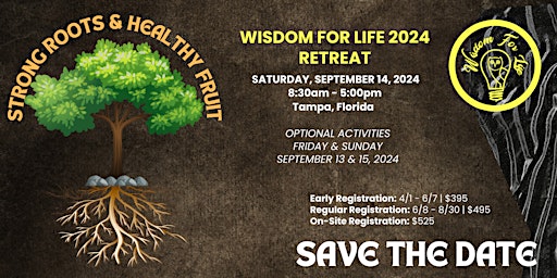 Imagem principal do evento Wisdom For Life Retreat 2024