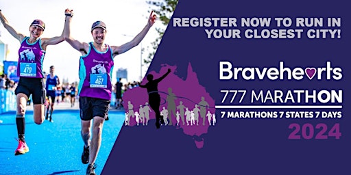 Imagem principal do evento Sydney Bravehearts 777 Marathon 2024