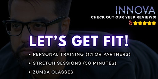 Primaire afbeelding van INNOVA 1:1 PERSONAL TRAINING SESSION (Limited Time Only)