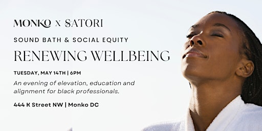 Imagem principal do evento Renewing Wellbeing: Sound Bath & Social Equity