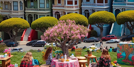Primaire afbeelding van Nice weather! Let's do Earth Day Picnic for the Planet @ Alamo Square