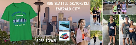Imagen principal de Run SEATTLE "Emerald City" 5K/10K/13.1 SUMMER
