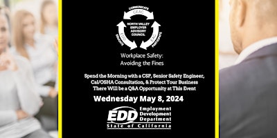 Imagem principal do evento CalOSHA: Workplace Safety: Avoiding the Fines : Followed With Q&A
