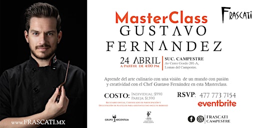 Imagem principal de Masterclass con el Chef Gustavo Fernández