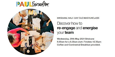 Discover How to  Re-Engage and Energise your Team