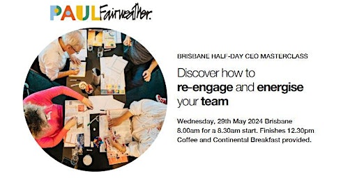Discover How to  Re-Engage and Energise your Team primary image