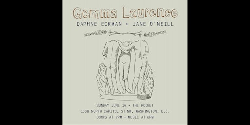 Imagem principal do evento The Pocket Presents: Jane O’Neill w/ Gemma Laurence + Daphne Eckman