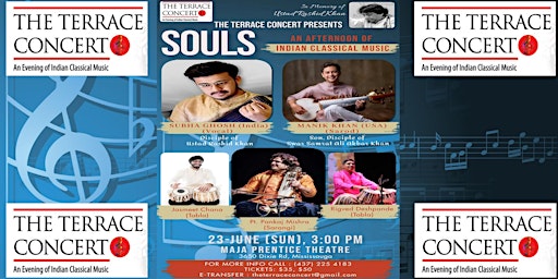 SOULS - An Afternoon of Indian Classical Music primary image