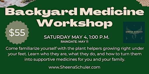 Backyard Medicine Workshop primary image