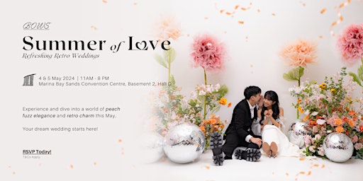 Imagem principal do evento Summer of Love: Refreshing Retro Weddings by BOWS