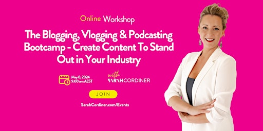 Imagen principal de The Blogging, Vlogging & Podcasting Bootcamp - Create Content To Stand Out