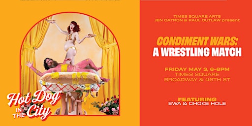 Imagem principal de Jen Catron & Paul Outlaw’s ‘Condiment Wars: A Wrestling Match’