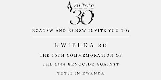Imagem principal do evento Kwibuka 30