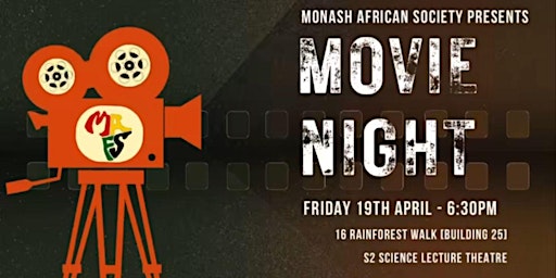Imagem principal do evento Monash African Society Movie Night
