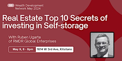 Imagem principal do evento Real Estate Secrets of Self Storage Investing