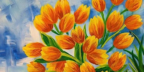 Colorful Tulips - Paint and Sip by Classpop!™