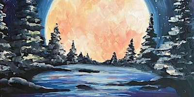 Primaire afbeelding van Moonlight in the Forest - Paint and Sip by Classpop!™