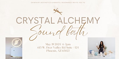 Crystal Alchemy Sound Bath | SkinFairy Aesthetics x Mindful Resonance  primärbild
