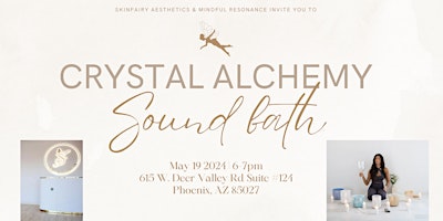 Image principale de Crystal Alchemy Sound Bath | SkinFairy Aesthetics x Mindful Resonance