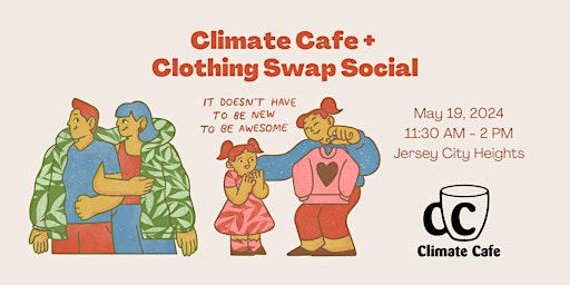 Primaire afbeelding van Climate Cafe 5/19 + Clothing Swap Social (Jersey City)