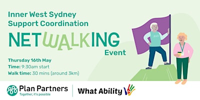 Imagem principal do evento Plan Partners X What Ability Netwalking Event – Inner West