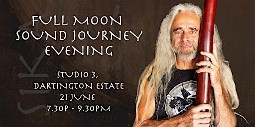 Hauptbild für Full Moon Sound Journey Evening - DARTINGTON, DEVON