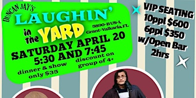 Duncan Jay's LAUGHIN' in the YARD - Saturday Comedy Fest primary image
