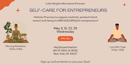 LHM Presents: Recharge & Renew series for Entrepreneurs primary image