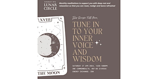 Hauptbild für Lunar Circle: This Scorpio Full Moon: Tune In To Your Inner Voice & Wisdom