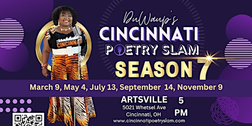 Imagem principal do evento DuWaup's Cincinnati Poetry Slam - July 13