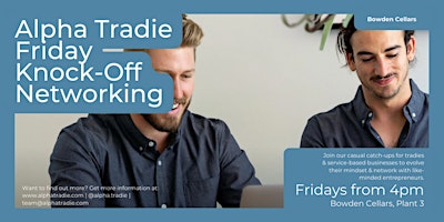 Primaire afbeelding van Alpha Tradie Friday Knock-Off Networking