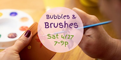 Image principale de Bubbles & Brushes (Wine & Painting) at The Rejoicing Vine Winery