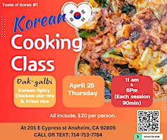 IYF Cooking Class with Esther Lee primary image