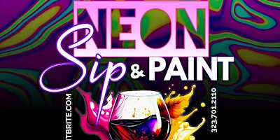 Image principale de Neon fluorescent sip, smoke &paint