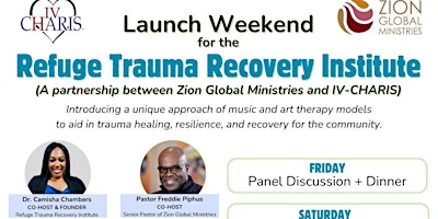 Primaire afbeelding van Refuge Trauma Recovery Institute Launch Weekend