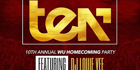 TEN - The OFFICIAL 10th Annual Winthrop Homecoming Alumni Party primary image