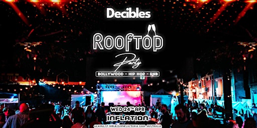 ROOFTOP Party at Inflation Nightclub, Melbourne primary image