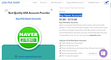 Top 3 Website To Buy Naver Accounts-100% verified, Safe primary image