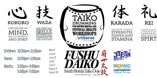 Immagine principale di Taiko Drumming for Better Mental and Physical Health - Teen(13-17yo) 